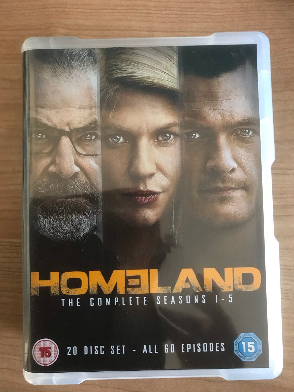 Homeland Seasons 1-5 (DVD Boxset) - Engels ondertiteld, Vanaf 16 jaar, Verzenden, Zo goed als nieuw, Thriller