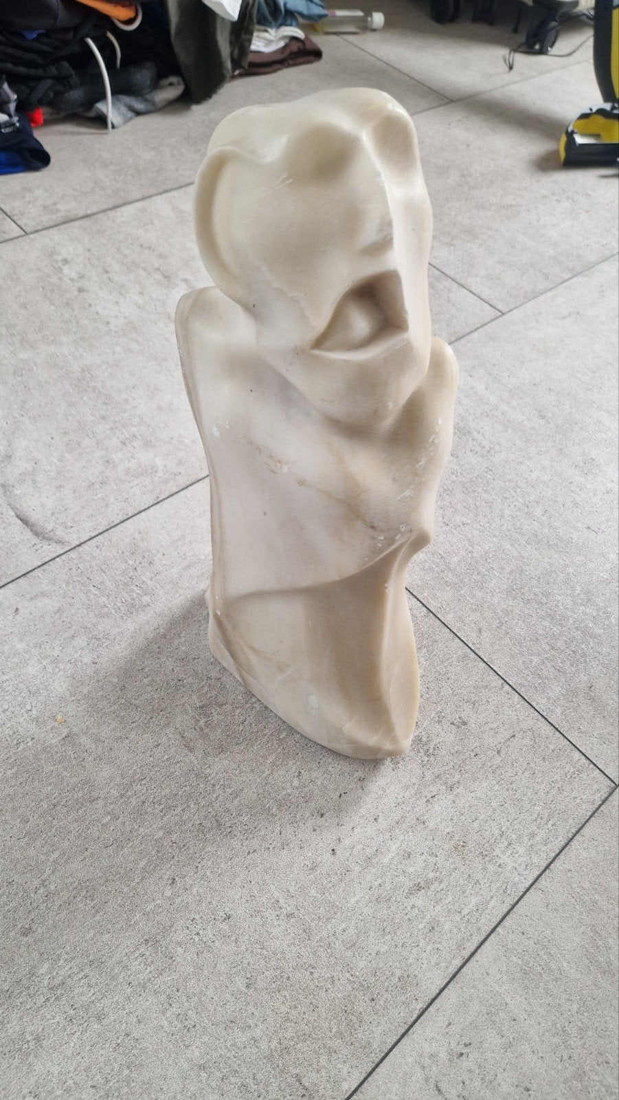 Abstracte sculptuur 'De Schreeuw' van Rob Scheen (1988), Antiek en Kunst, Kunst | Beelden en Houtsnijwerken, Ophalen, Handgemaakt