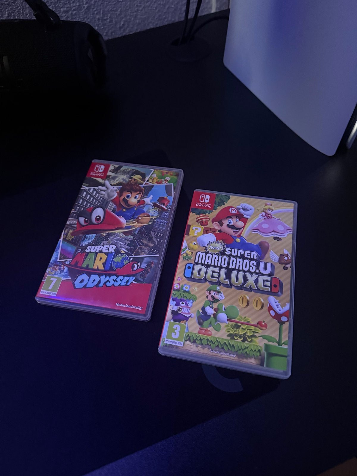 Super Mario Odyssey en Super Mario Bros U Deluxe, Verzenden, Eén computer, Zo goed als nieuw, 3 spelers of meer