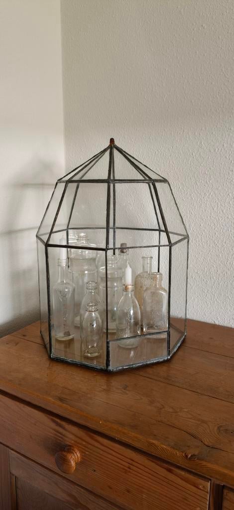Oud terrarium / vitrinekastje / stolp, Ophalen of Verzenden