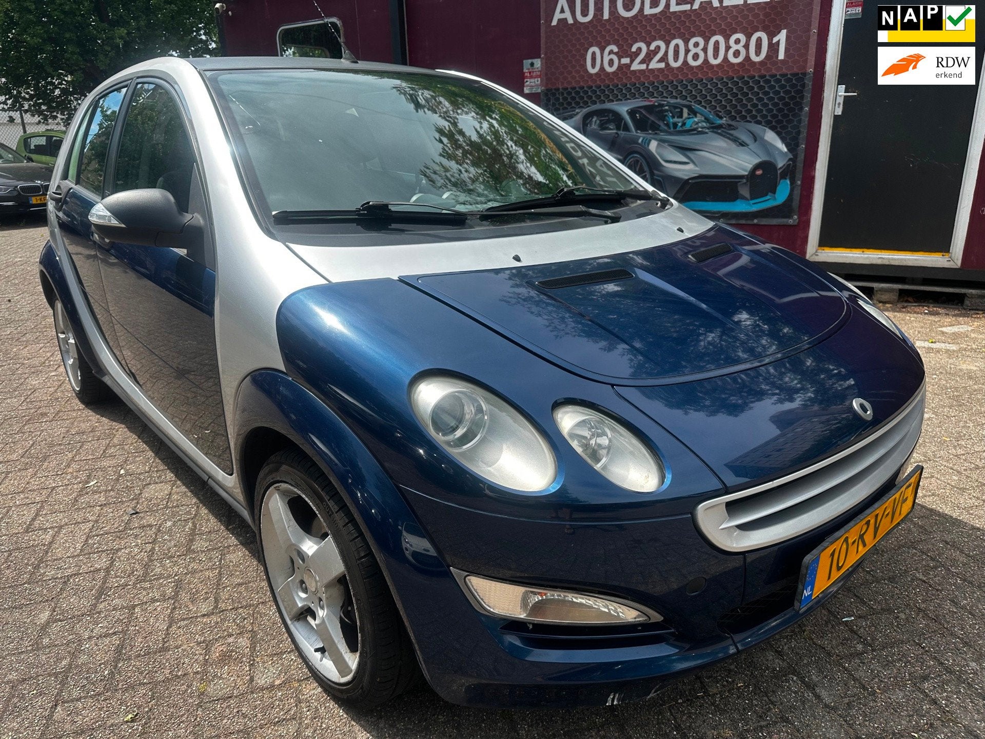 Smart Forfour 1.1 blackbasic, Voorwielaandrijving, Origineel Nederlands, Bedrijf, Handgeschakeld