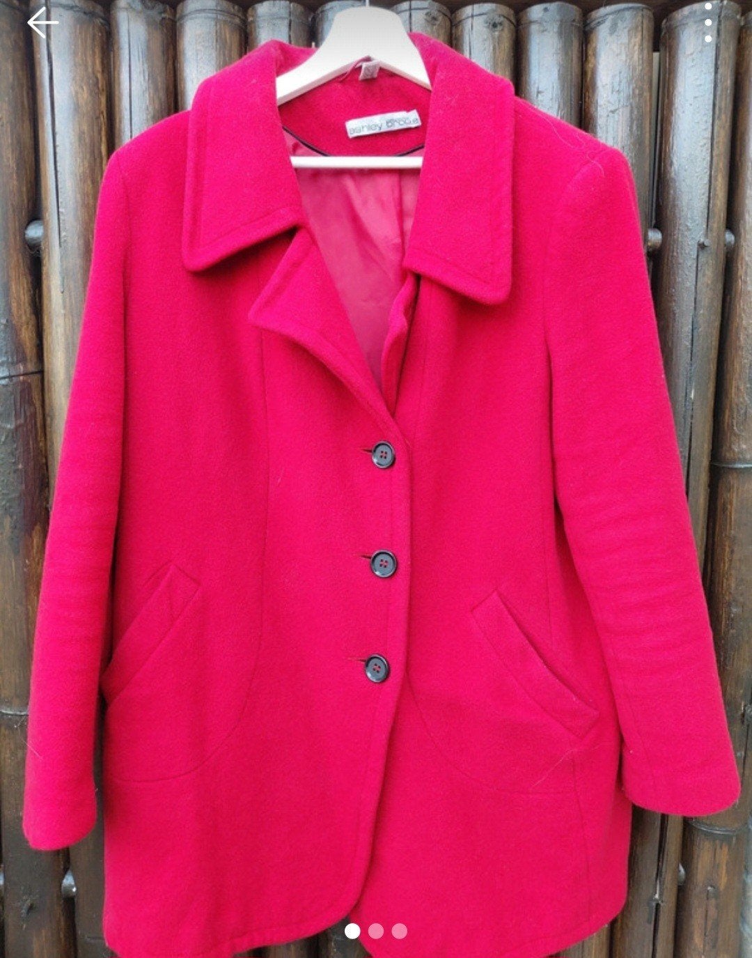 Rode winterjas van Ashley Brooke, Maat 42/44 (L), Ophalen of Verzenden, Gedragen, Rood