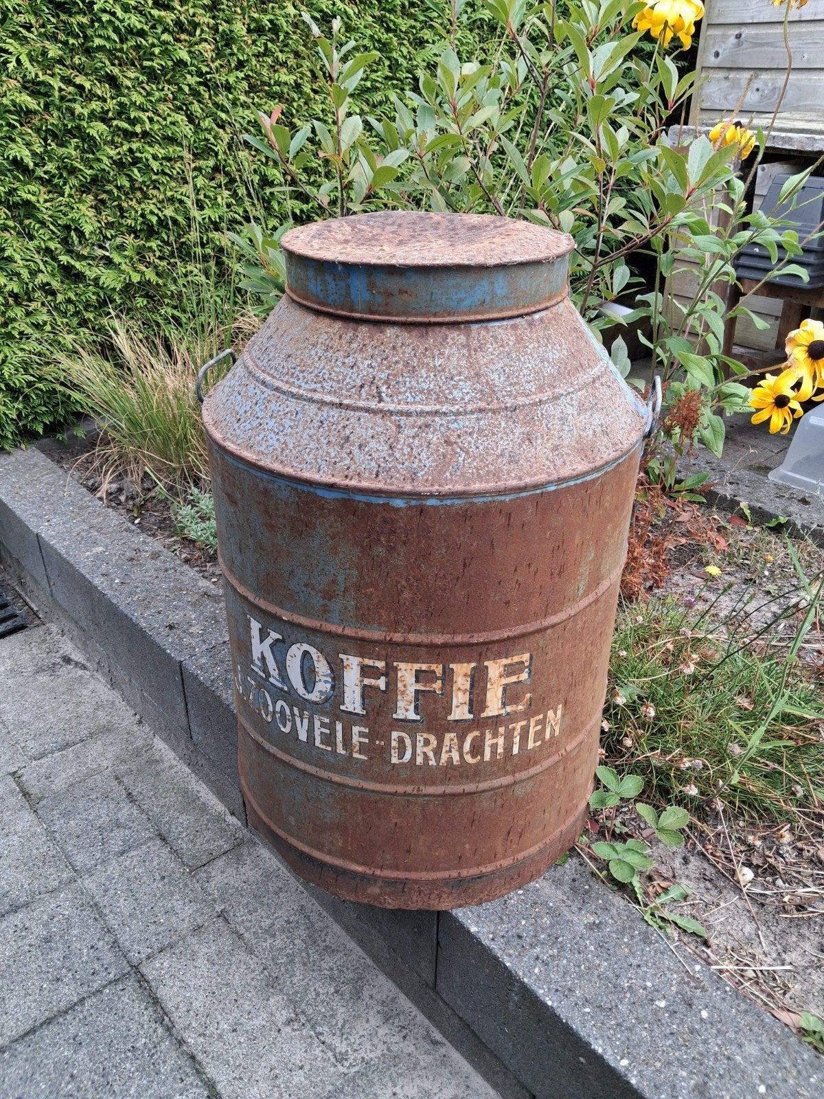 Antieke Koffiebus -winkelblik - Decoratieve Blikken Bus, Ophalen