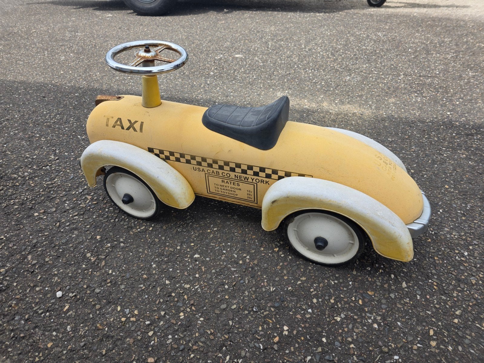 Vintage Gele Taxi Loopauto - USA Cab Co. New York, Ophalen, Gebruikt