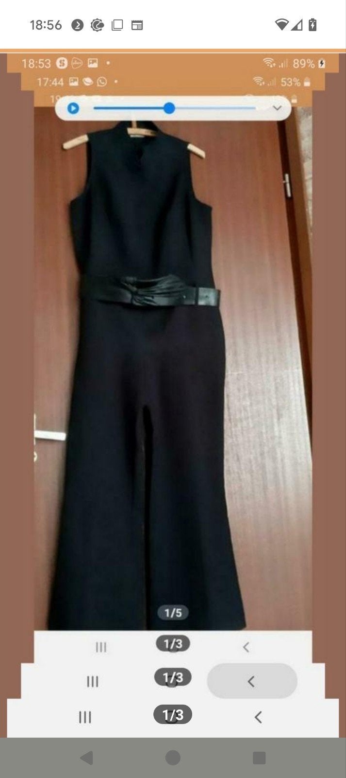 jumpsuit zwart, Kleding | Dames, Jumpsuits, Ophalen of Verzenden, Zo goed als nieuw, Maat 42/44 (L), Zwart