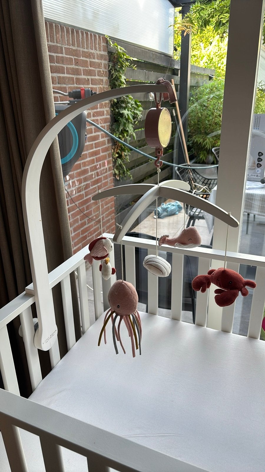 Little dutch muziekmobiel met houder, Kinderen en Baby's, Ophalen, Gebruikt, Mobiel, Met geluid