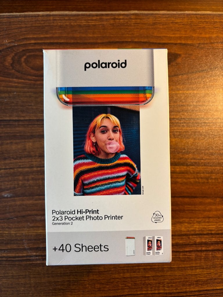 Polaroid Hi•Print pocket photo printer + 3 cartridges, Ophalen, Zo goed als nieuw, Polaroid, Polaroid
