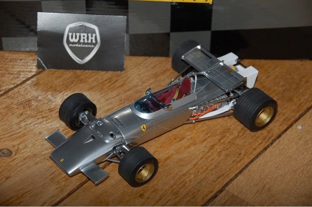 !! SALE !! FERRARI 312 B F1 ALUMINIUM EXOTO 97068 WRH, Verzenden, Zo goed als nieuw, Auto, Overige merken