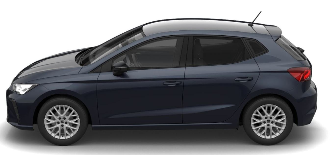 SEAT Ibiza 1.0 EcoTSI Style, Voorwielaandrijving, Stof, Zwart, Ibiza