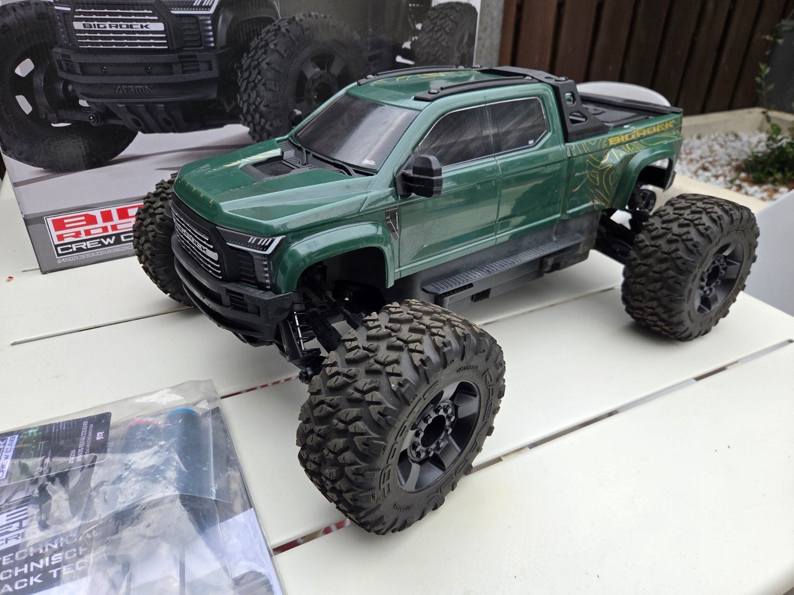 Arrma Big Rock 223s, Elektro, Auto offroad, Ophalen of Verzenden, Zo goed als nieuw