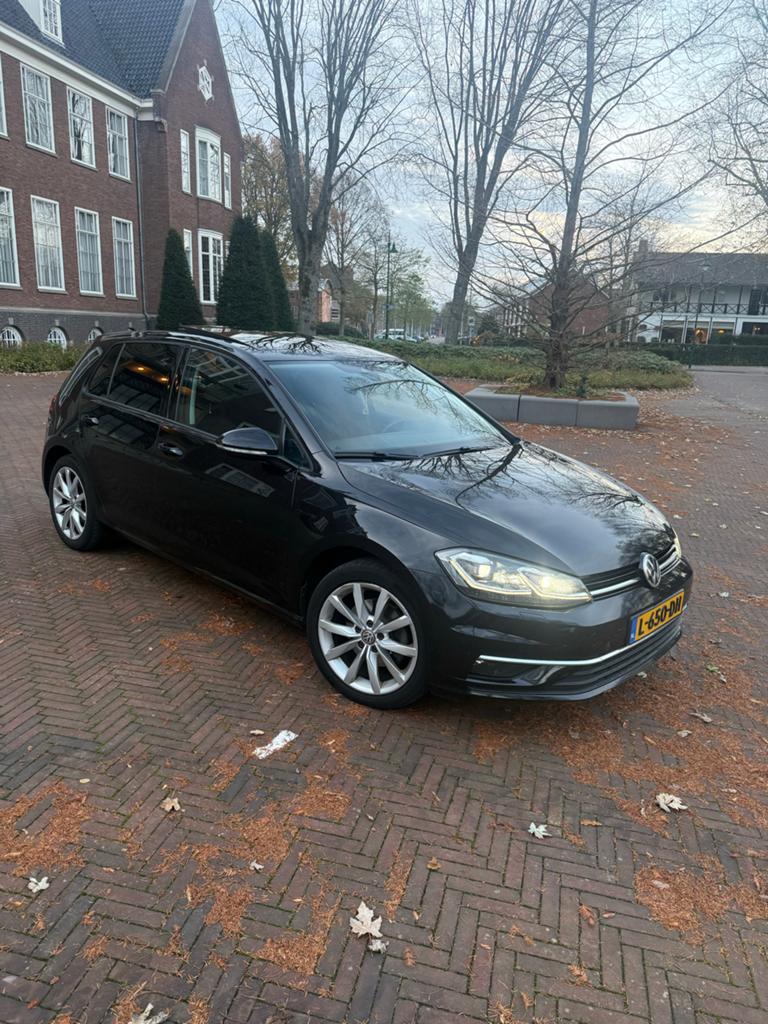 Volkswagen Golf 1.5 TSI HIGHLINE 150pk 7-DSG 2017 Zwart PANO, Auto's, 1498 cc, 4 cilinders, Zwart, 149 pk