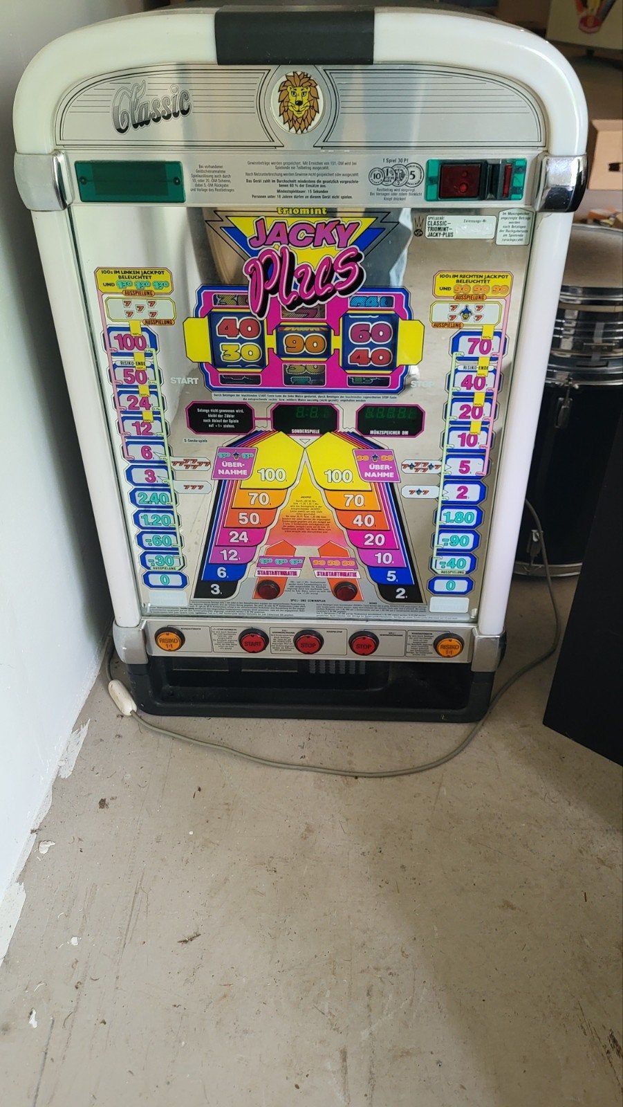 Gokkast Jacky Plus Classic - Vintage Speelautomaat, Overige munten, Ophalen, Gebruikt