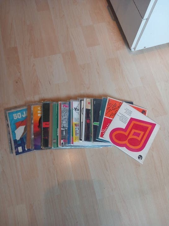 +/_ 35  Oude Reklame Singles, Gebruikt, Filmmuziek en Soundtracks, 7 inch, Single