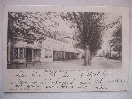 P277 Apeldoorn - Hotel de Keizerskroon, 't Loo - 1899, Verzamelen, Verzenden, Voor 1920, Gelopen, Gelderland