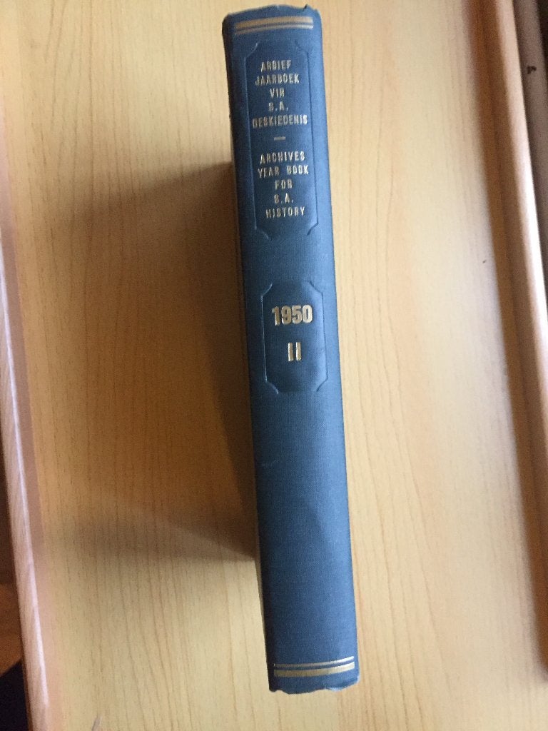 Argief-jaarboek vir Suid-Afrikaanse Geskiedenis, XII-2 1950, Ophalen of Verzenden, Zo goed als nieuw, C. Beyers