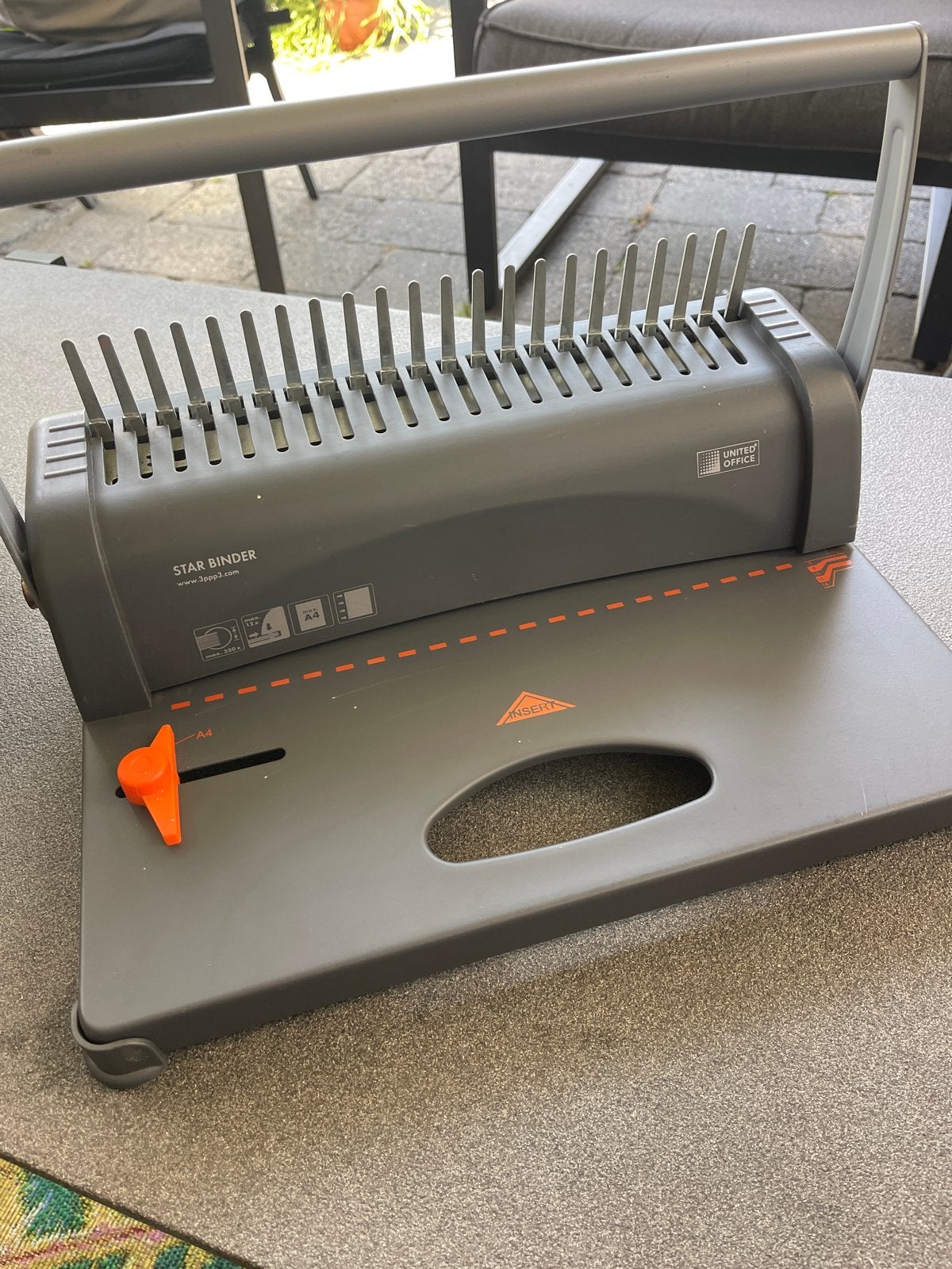 United Office Star Binder Bindmachine A4, Diversen, Ophalen of Verzenden, Zo goed als nieuw
