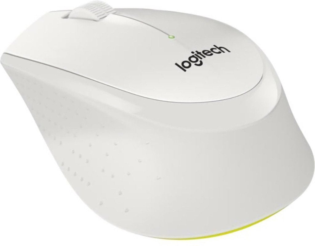 Logitech M330 Silent Plus - Draadloze Muis - Wit, Rechtshandig, Ergonomisch, Logitech, Info@currentcomponents.nl