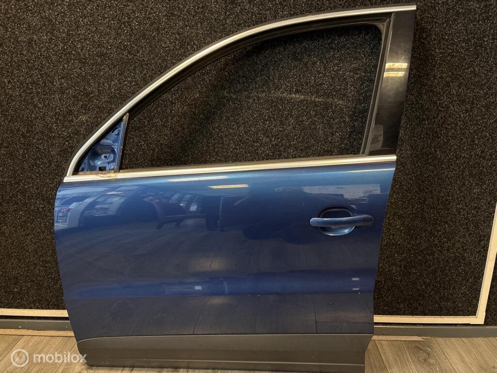 Volkswagen Tiguan ('07-'17) Portier Deur Linksvoor | LC5C, Gebruikt, Voor, Ophalen of Verzenden, Volkswagen