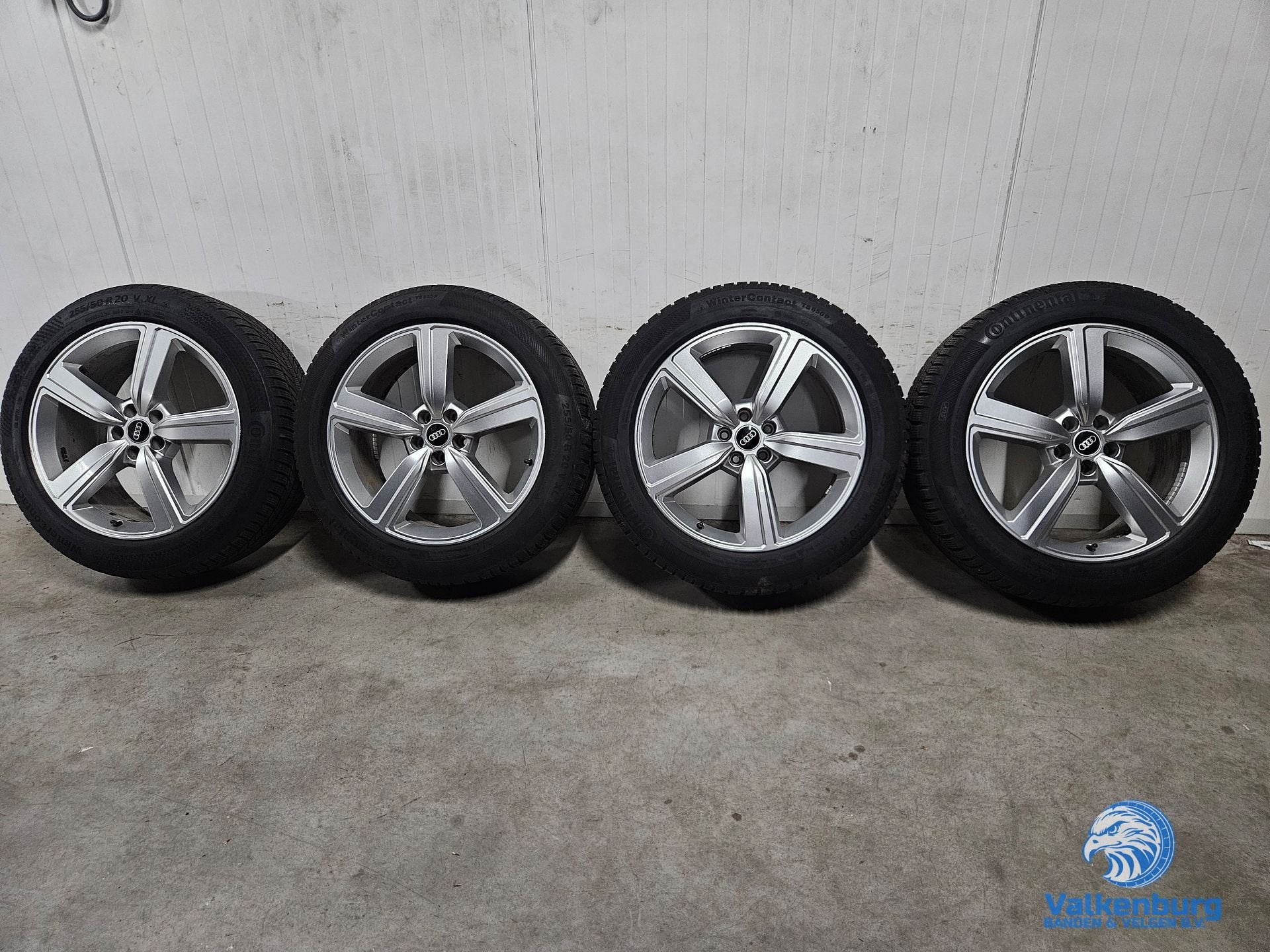 7-8mm! Originele Audi E-tron 4KE 20 inch velgen 5x112 winter, Auto-onderdelen, Banden en Velgen, Gebruikt, 255 mm, -, -