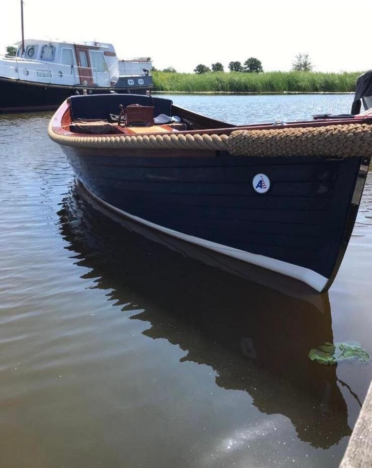 Polyester Akerboom sloep 5.90 | Vetus 28 pk, Watersport en Boten, Sloepen, Ophalen, Gebruikt, Binnenboordmotor, Diesel