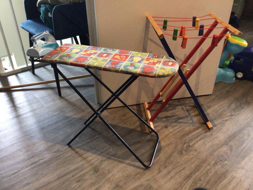 Strijkplank en waslijn voor kinderen, Ophalen of Verzenden, Gebruikt, Jongen of Meisje