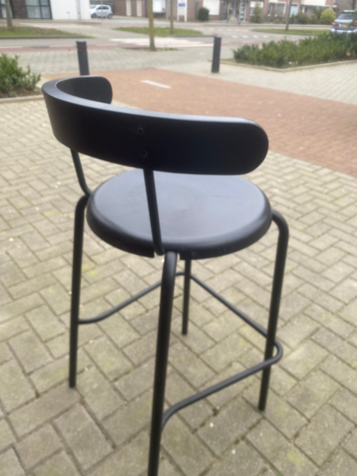 Hoge stoel, Huis en Inrichting, Barkrukken, 1 kruk, Ophalen, Zo goed als nieuw, 60 tot 90 cm
