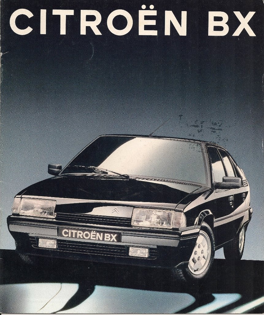 Franse folder Citroën BX, september 1992, Ophalen of Verzenden, Nieuw, Citroën