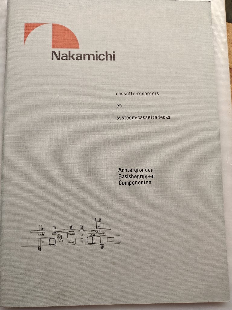 Nakamichi handleiding Transtec, Audio, Tv en Foto, Cassettedecks, Verzenden, Enkel, Overige merken
