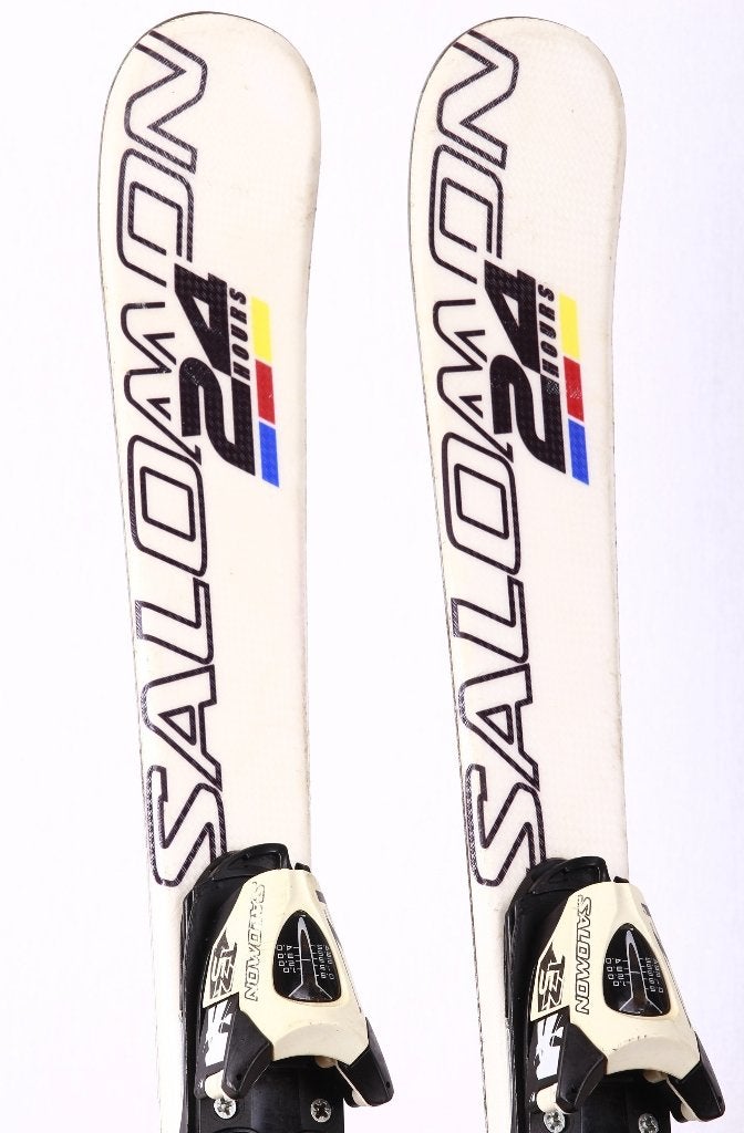 100 kinder ski's SALOMON 24hrs RACE, white, Gebruikt, Verzenden, 100 tot 140 cm, Salomon
