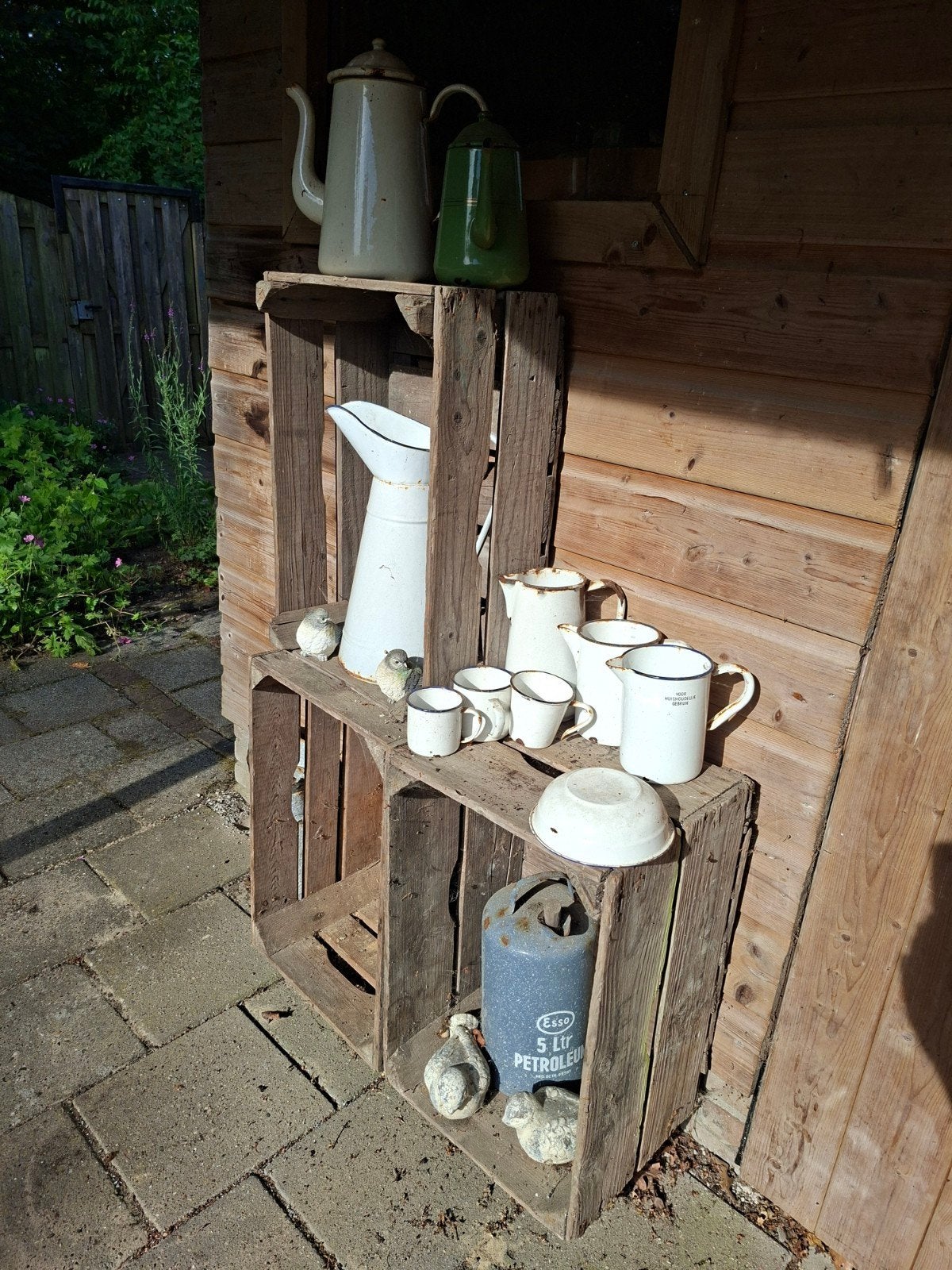 Origineel oud emaille, Ophalen, Gebruikt
