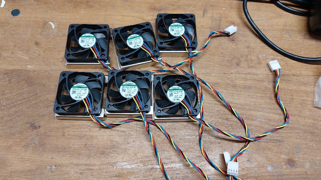6x Sunon Maglev 12V 50mm MF50101V1-1Q01-S99 ventilatoren, Computers en Software, Ophalen of Verzenden, Nieuw, Luchtkoeling