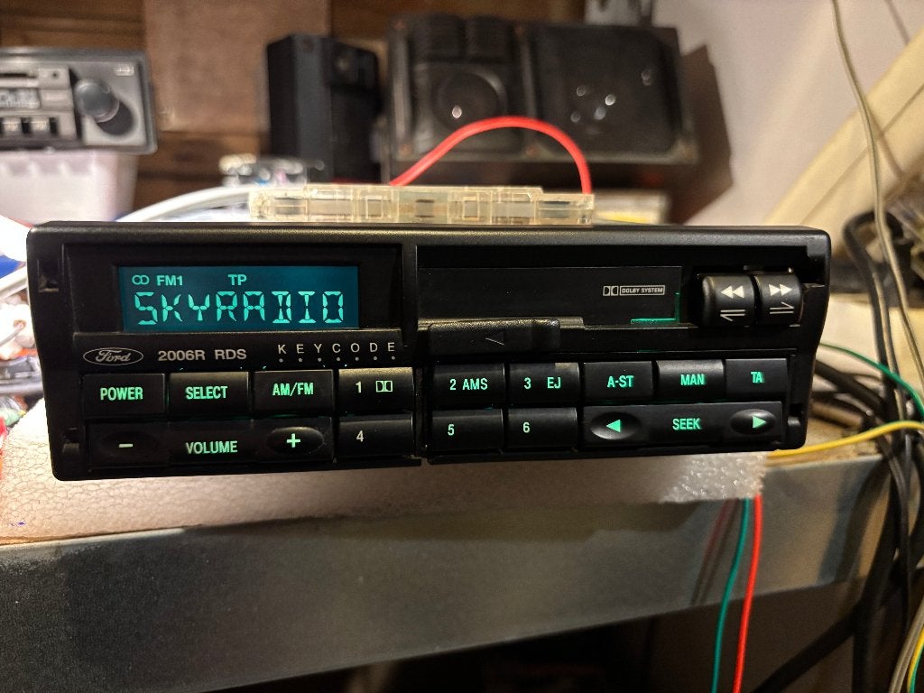Ford stereo radio/cassette type 2006R RDS, Ophalen, Gebruikt
