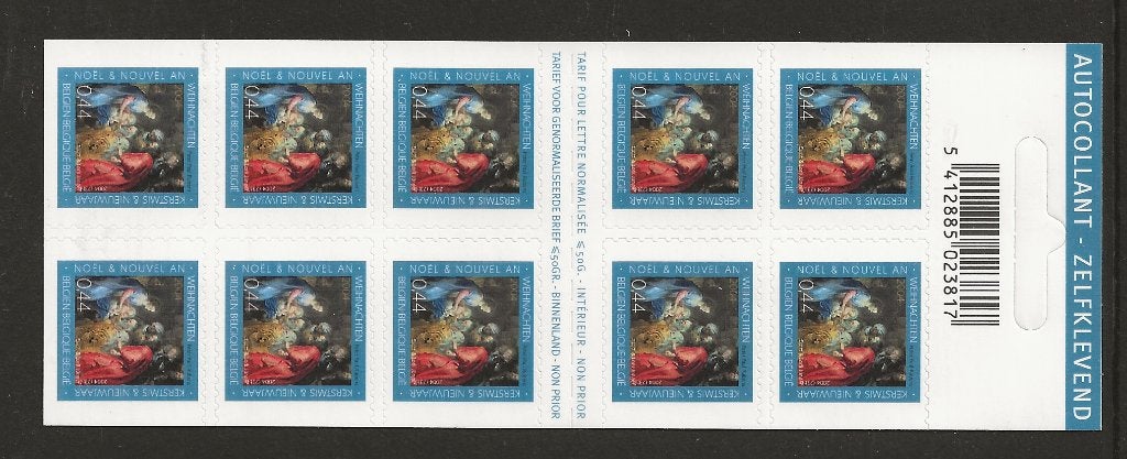Belgie, boekje kerstzegels 2004 no 3395, postfris, Postzegels en Munten, Ophalen of Verzenden, Postfris