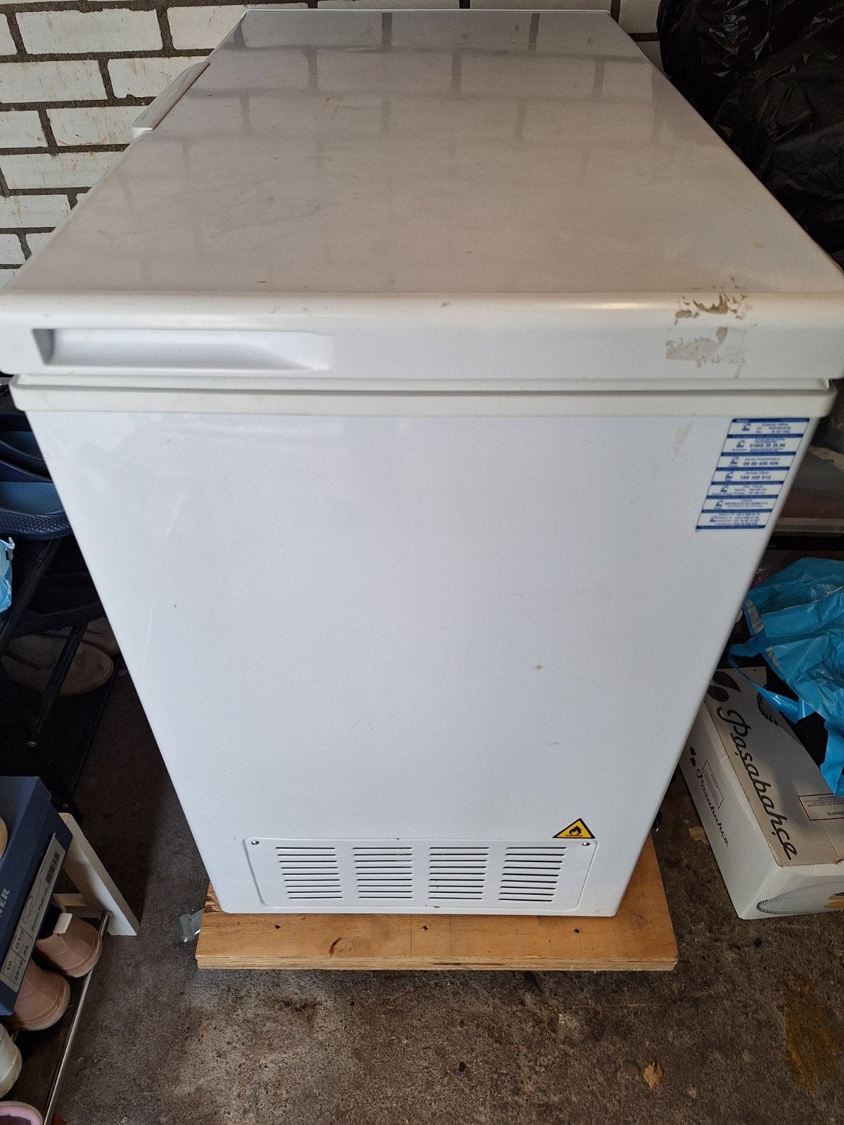 Haier Vrieskist BD-203RAA - Ruime en Efficiënte Vriezer, Witgoed en Apparatuur, Vrieskist, Gebruikt, Ophalen of Verzenden, Vrijstaand