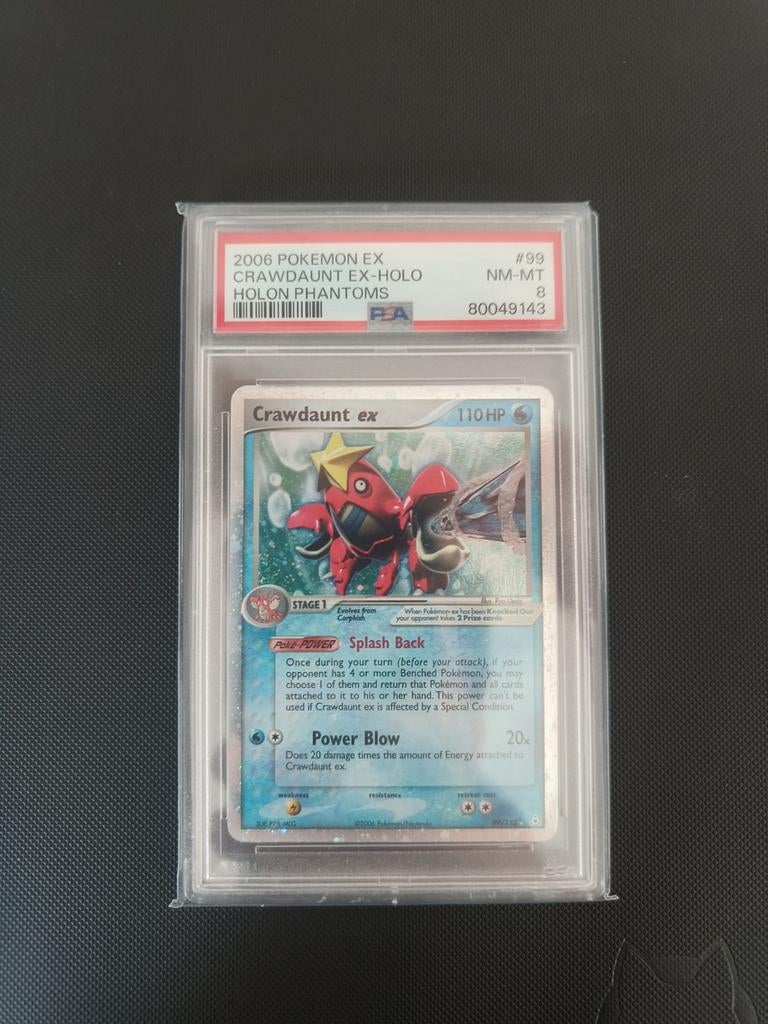 Crawdaunt ex PSA 8 (99/110), Ophalen of Verzenden, Nieuw