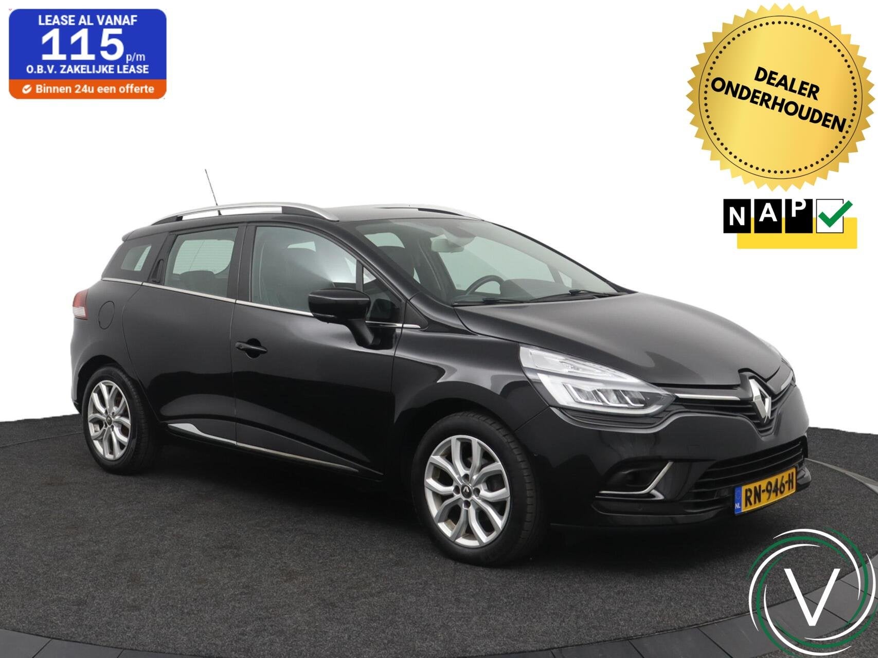 Renault Clio Estate 1.2 TCe Intens|Trekhaak|Dealer Ond|NAP, Voorwielaandrijving, Gebruikt, 4 cilinders, Met garantie (alle)