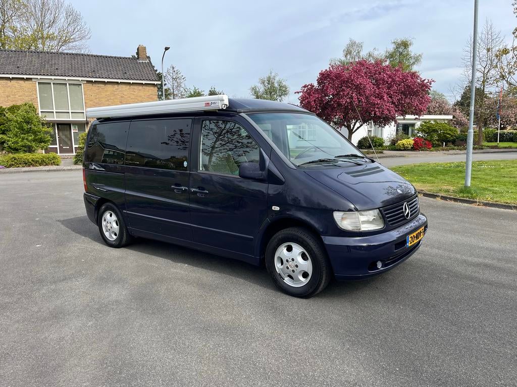 Compacte Mercedes-Benz Vito Camper - Klaar voor avontuur!, Caravans en Kamperen, Campers, Automaat, Buscamper of Camperbus, Tot en met 2