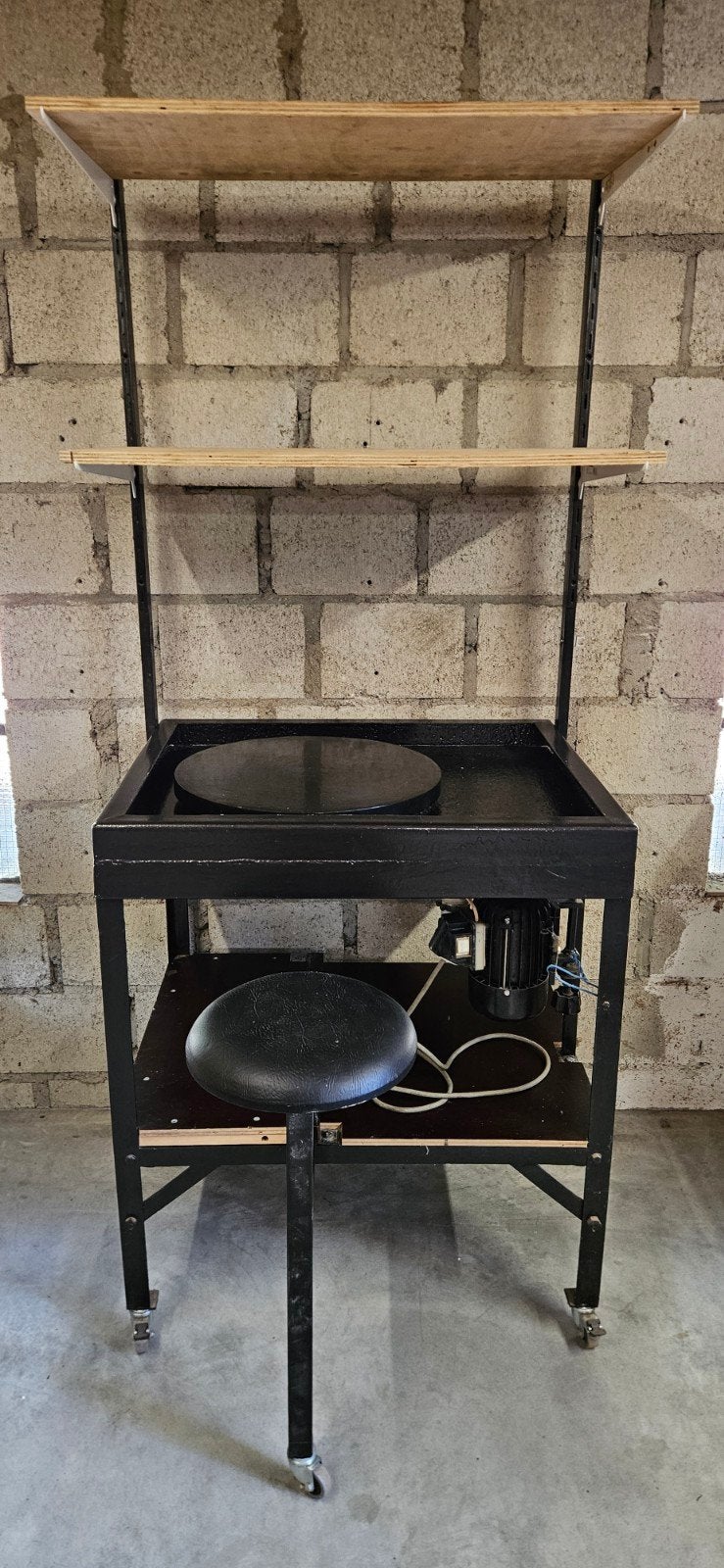 Elektrische pottenbakkersschijf / draaischijf – groot 47 cm, Ophalen, Gebruikt