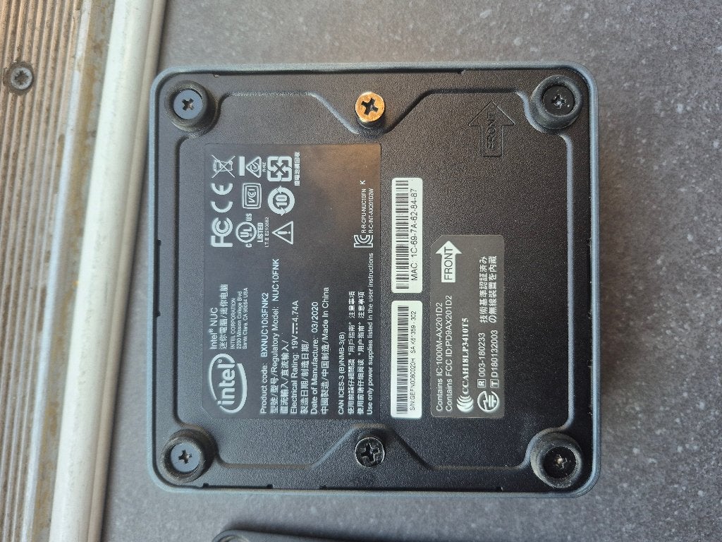 Workstation Intel NUC10i3FNK, 2 tot 3 Ghz, Intel, Ophalen of Verzenden, Zo goed als nieuw