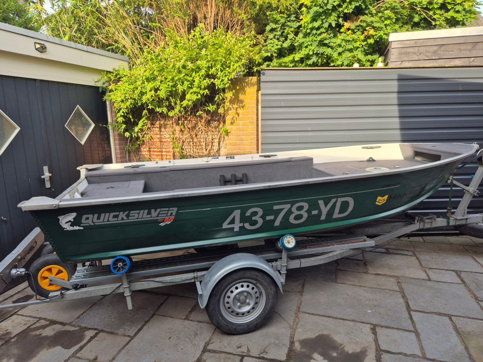 Quicksilver 450SF met kanteltrailer, Ophalen, Quicksilver, Benzine