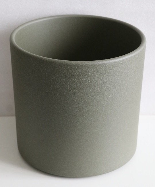 Mica bloempot 1098560 / H21.5023 groen, groentint, Rond, Ophalen of Verzenden, Aardewerk, Binnen