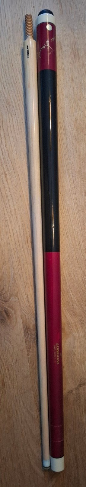 Longoni mod. World 1C biljartkeu met harde koffer, Sport en Fitness, Biljarten en Poolen, Ophalen of Verzenden, Keu of Ballen