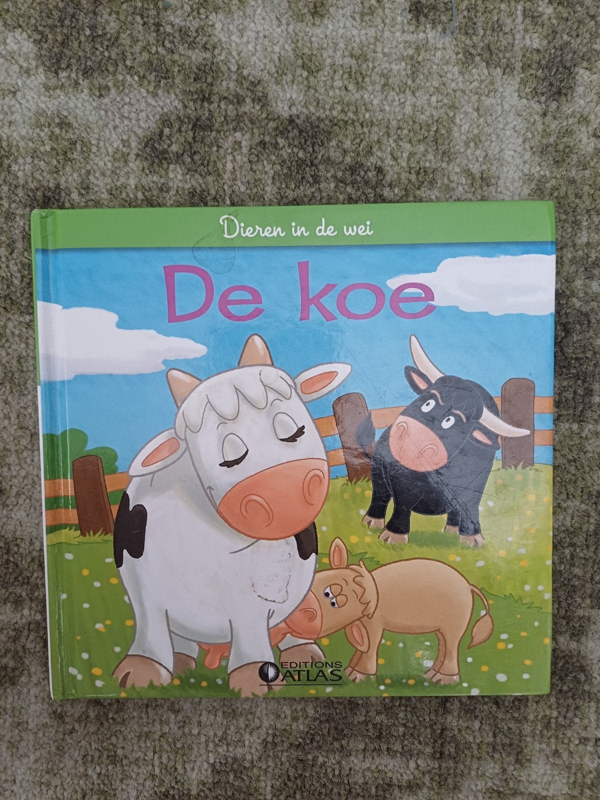 De Koe - Dieren in de wei kinderboek, Ophalen of Verzenden