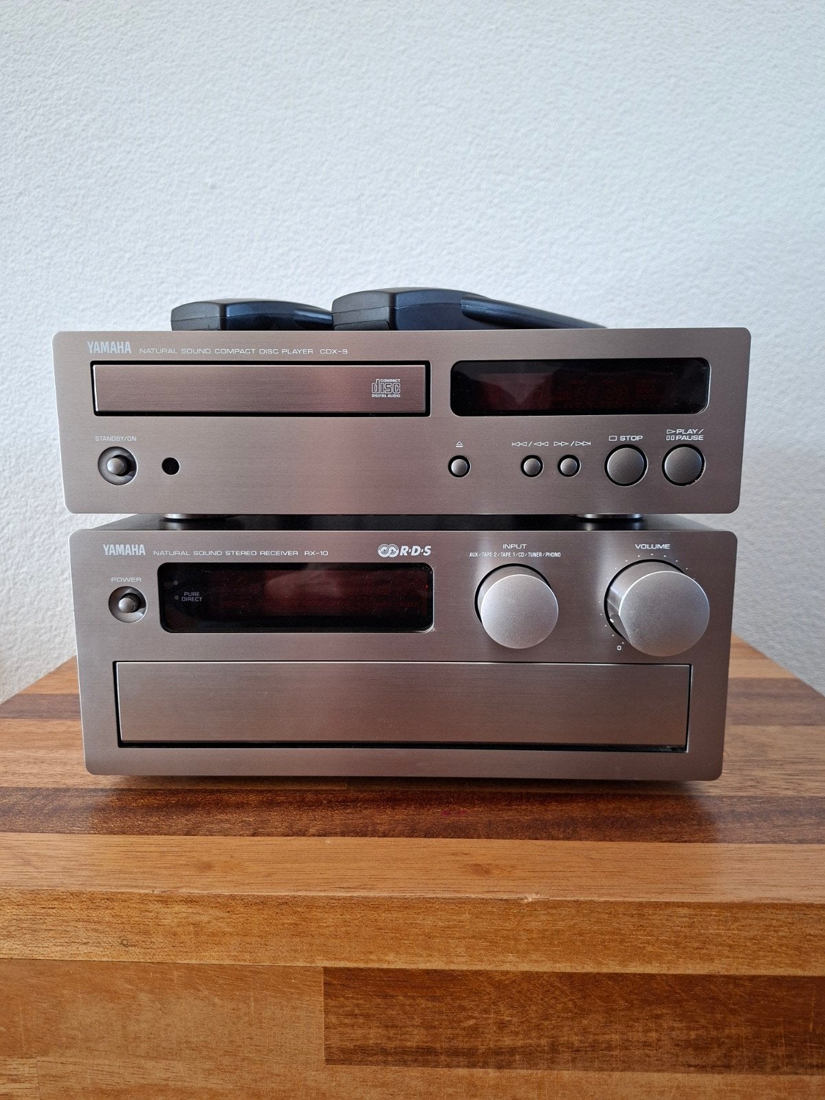 yamaha RX-10 reciever en CDX-9 cd speler, Losse componenten, Zo goed als nieuw, Cd-speler, Ophalen
