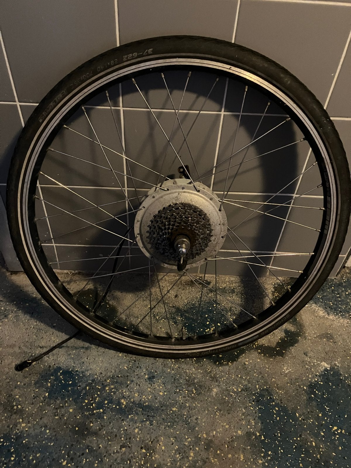 Sparta Ion achterwiel met motor, Gebruikt, Ophalen of Verzenden, Aluminium, Elektrische fiets