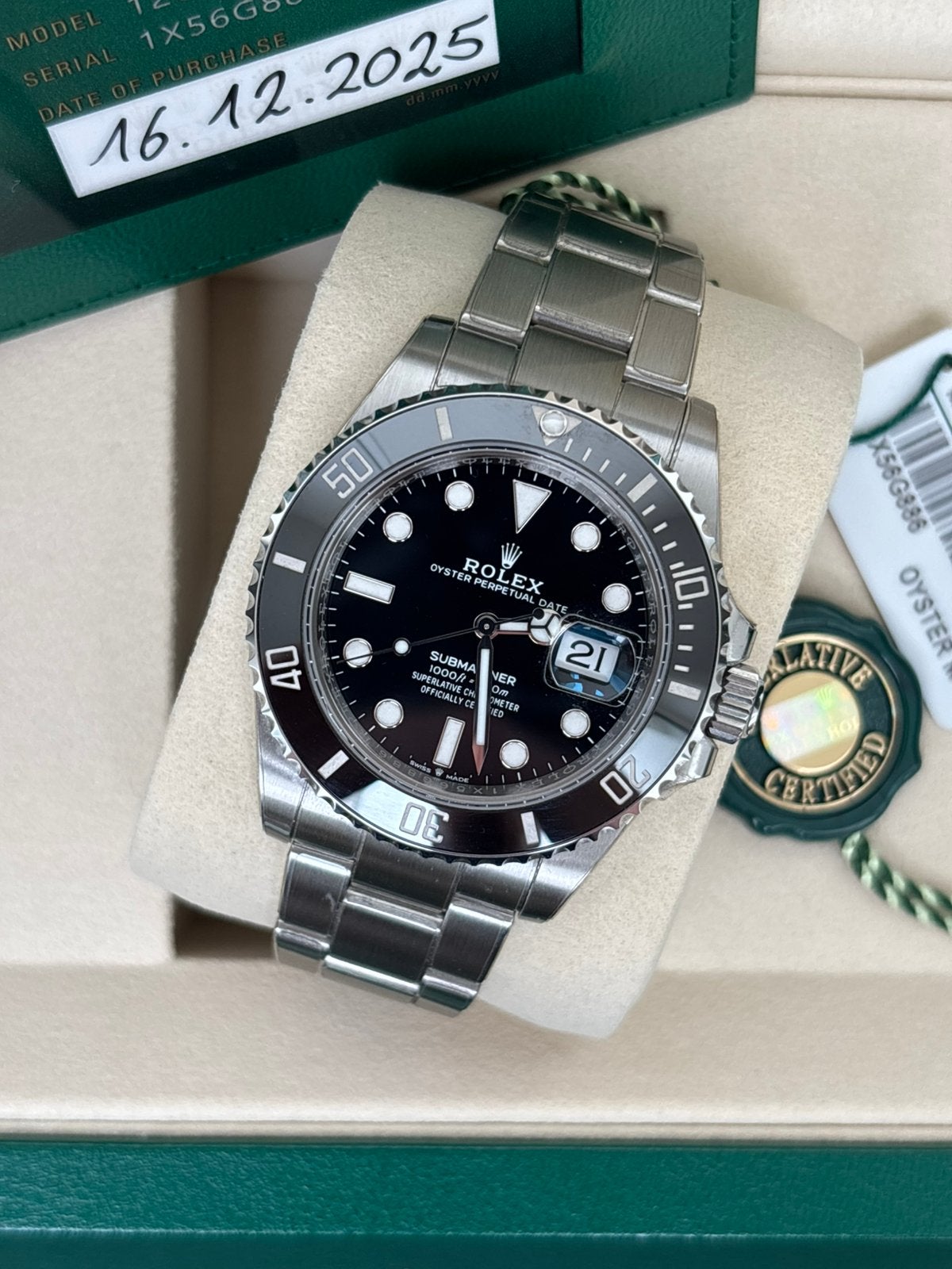 Rolex Submariner Date 2025 (Ref. 126610LN) – Full Set, Staal, Rolex, Polshorloge, Nieuw