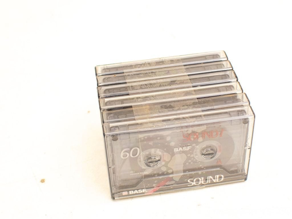 6 Basf cassettebandjes 31434, Ophalen of Verzenden, Gebruikt, Overige genres, 1 bandje