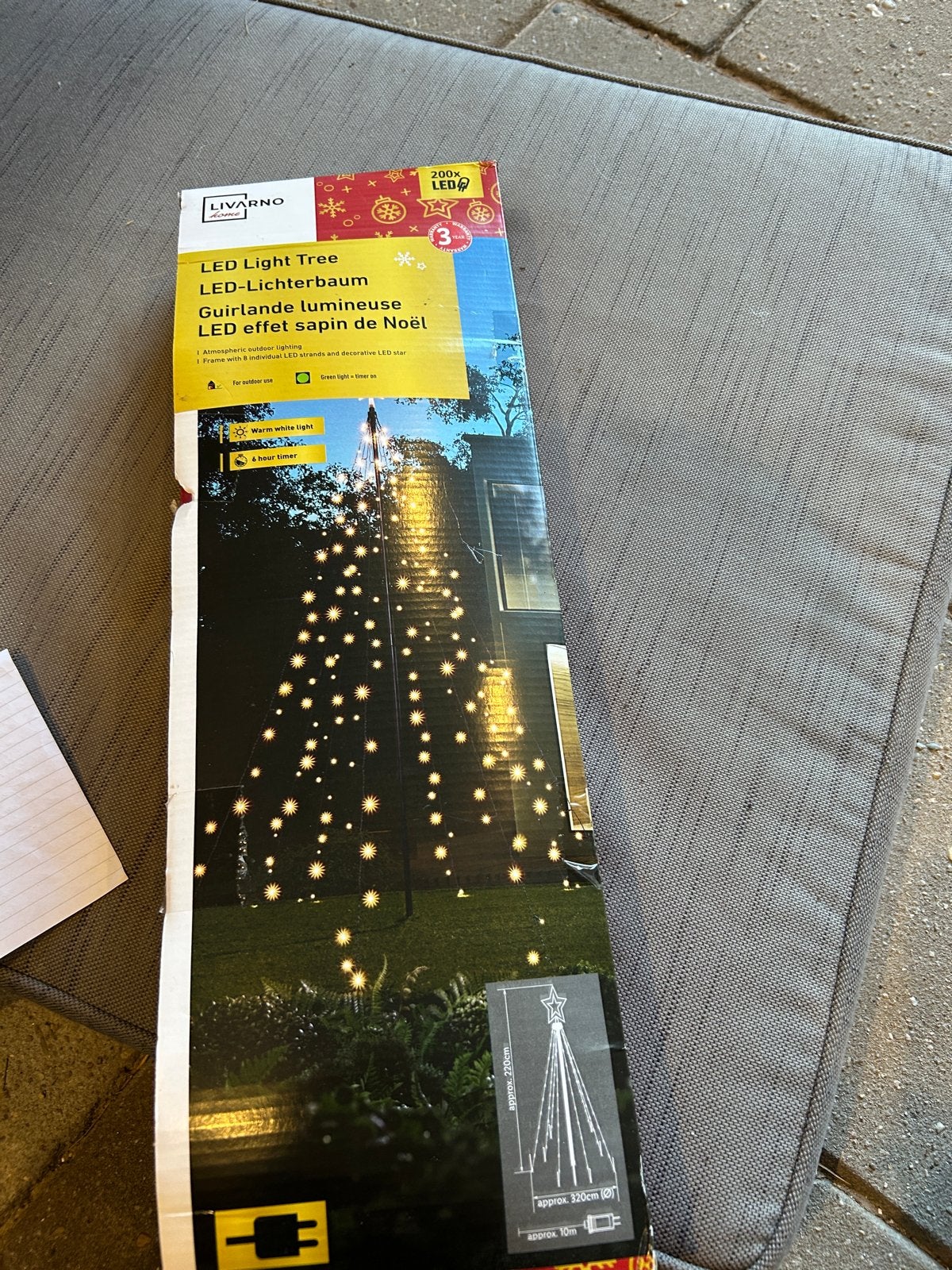 Kerstboom voor buiten, Diversen, Kerst, Ophalen of Verzenden, Gebruikt