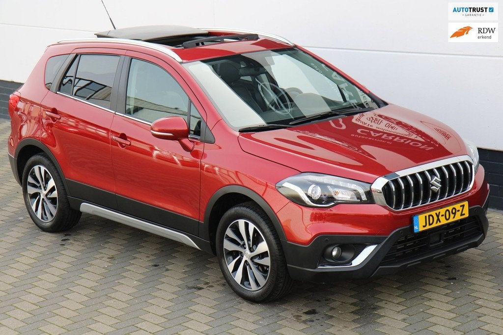 Suzuki S-Cross 1.4 Boosterjet AllGrip Style Pano Carplay !, Auto's, Suzuki, Automaat, Gebruikt, Zwart, 4 cilinders