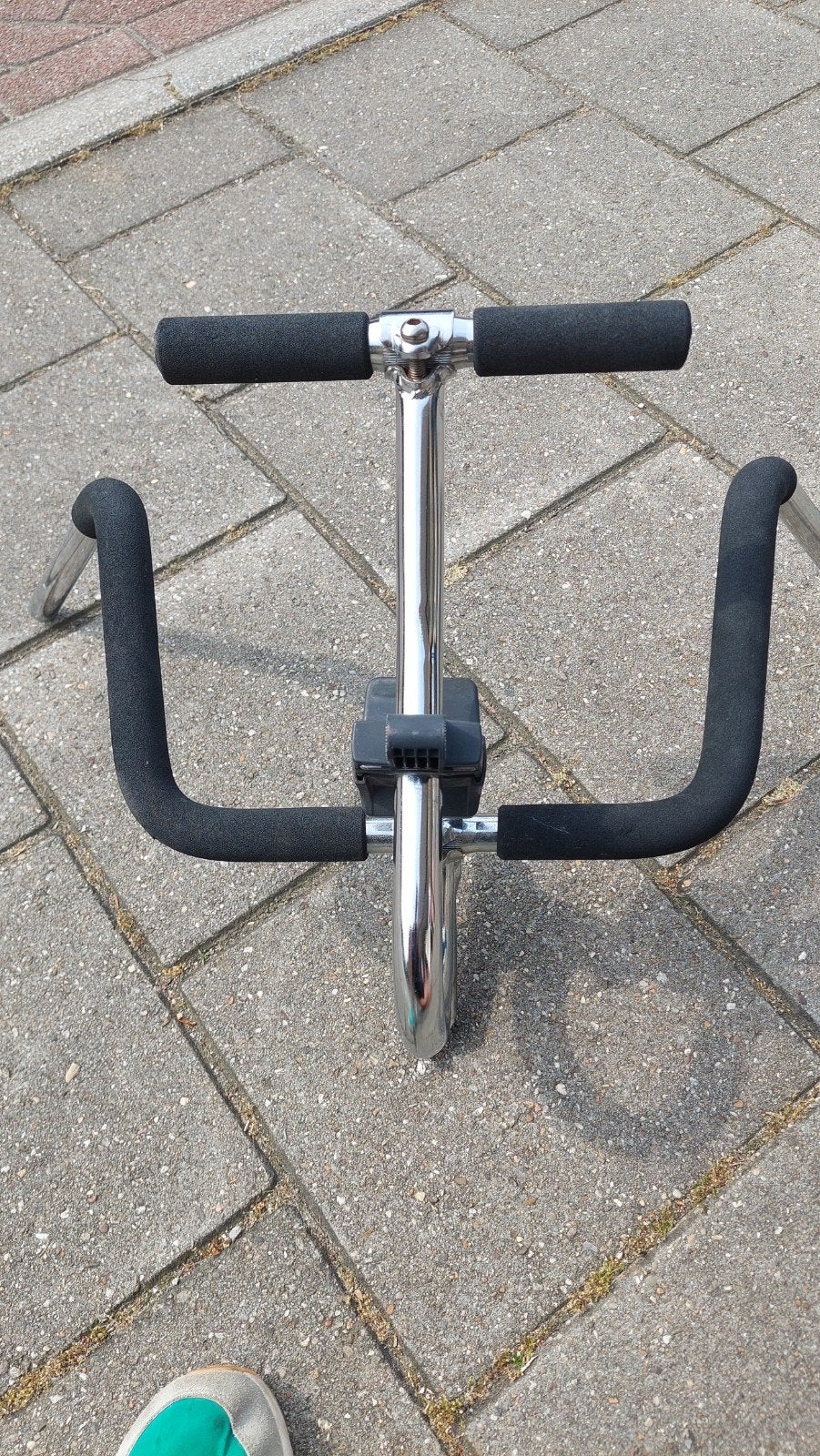 Fietsstuur om een moederfiets te maken, Gebruikt, Stuur, Staal, Ophalen of Verzenden
